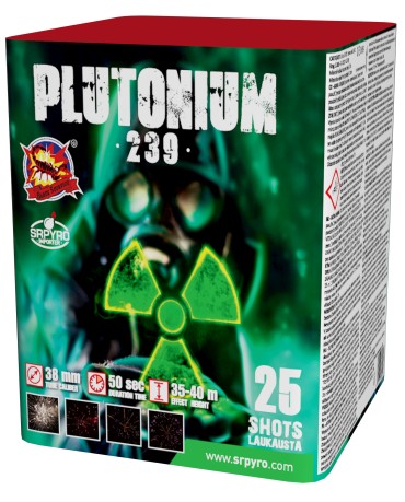Plutonium 239 25r 38mm 2ks/ctn
